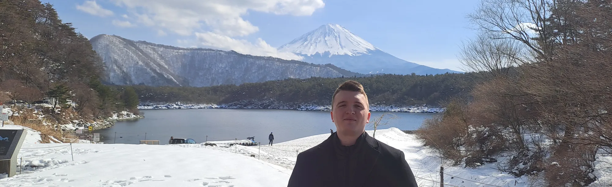 Andreas at Mount Fuji